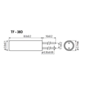 美國(guó)新松晶振,TF-38D石英插件晶振,TF-38D-15-32.768KHz-12.5pF晶振
